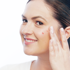 Pixi Sheer Cheek Gel applied to cheek