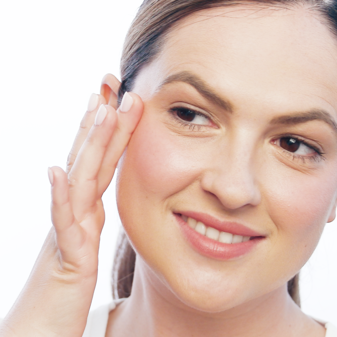 Pixi Sheer Cheek Gel applied to cheek