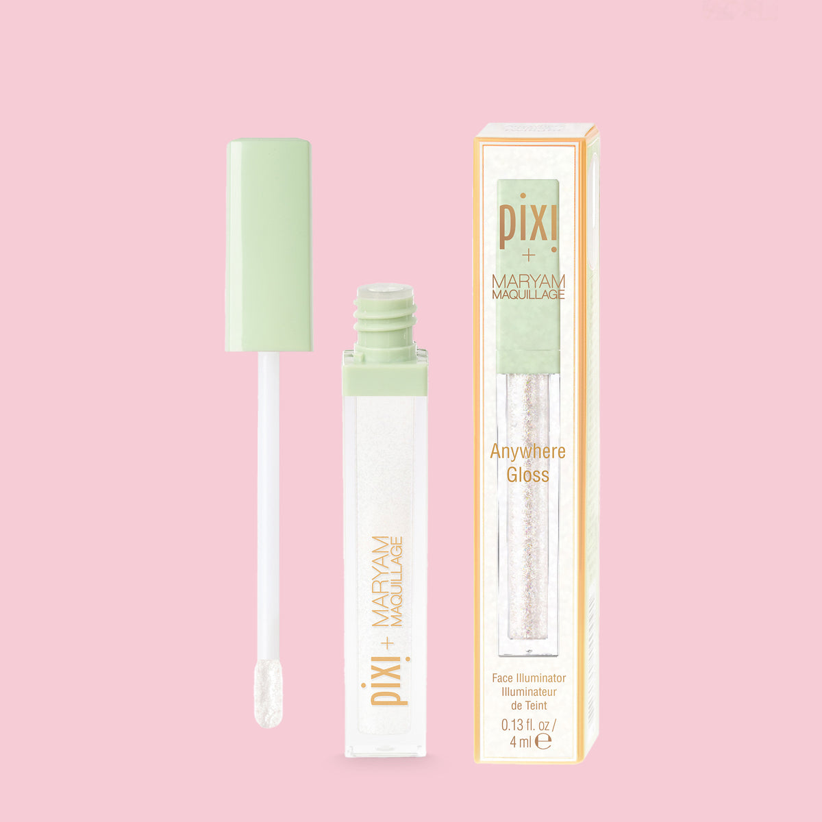 Pixi + Maryam Maquillage AnyWhere Gloss Twilight open product with box